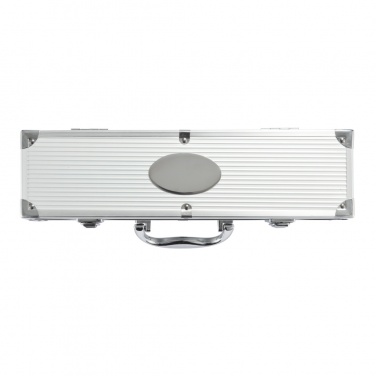 Logo trade promotional item photo of: 3 pcs barbecue set in aluminium box
