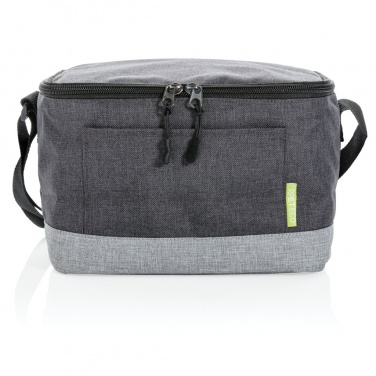 Logo trade promotional giveaway photo of: Duo colour RPET cooler bag