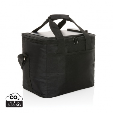 Logotrade promotional product picture of: Pedro AWARE™ RPET deluxe cooler bag with 5W solar panel