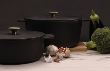 Logo trade promotional gifts picture of: Ukiyo cast iron pan large