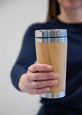 Logo trade promotional products image of: Bamboo tumbler