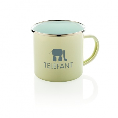 Logo trade corporate gifts picture of: Vintage enamel mug