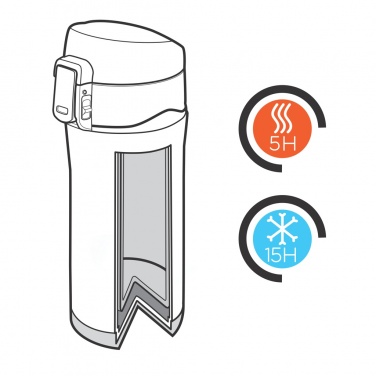Logo trade promotional merchandise photo of: Easy lock vacuum mug