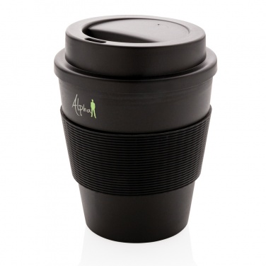 Logo trade promotional merchandise image of: Reusable Coffee cup with screw lid 350ml