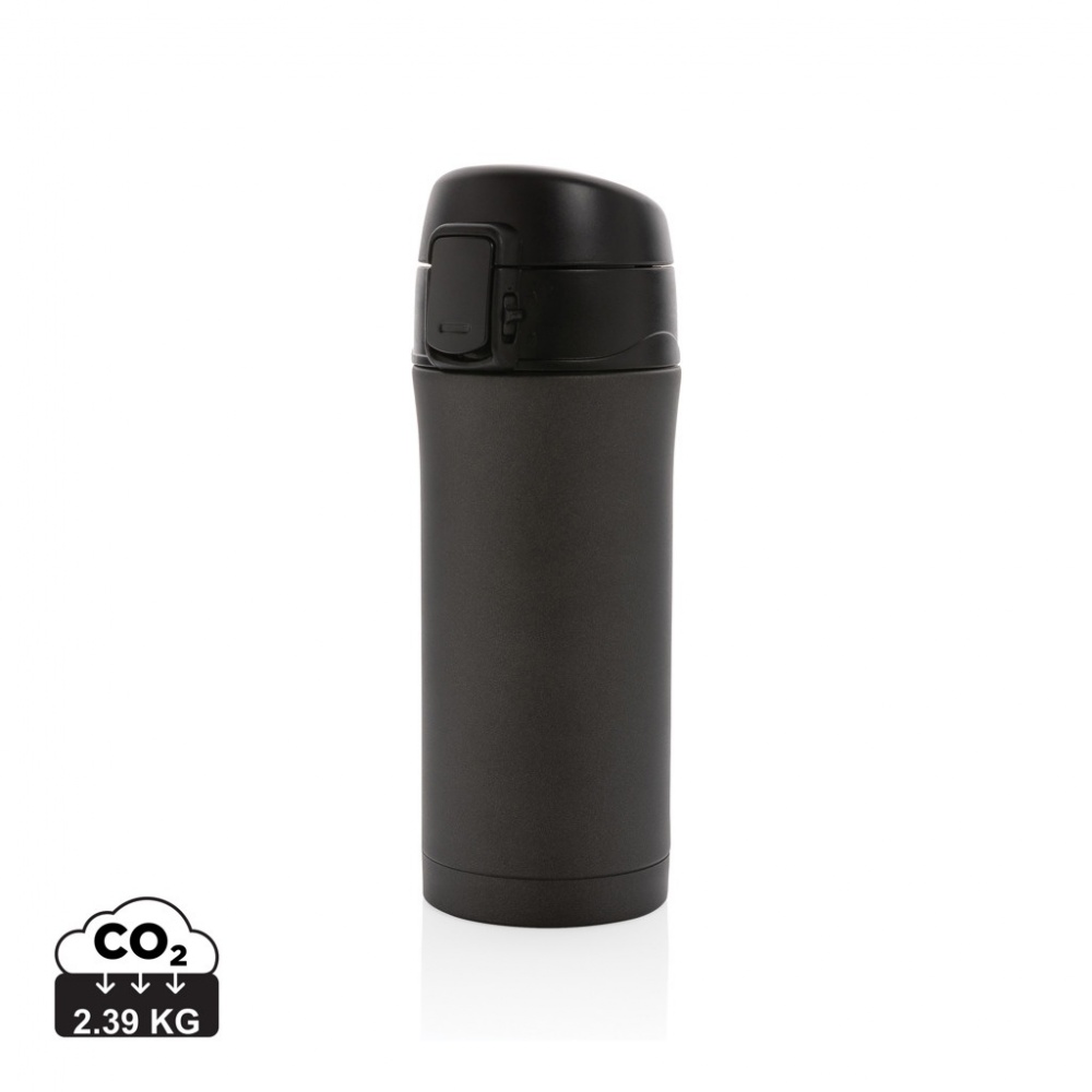 Logotrade advertising products photo of: Metallic easy lock vacuum mug