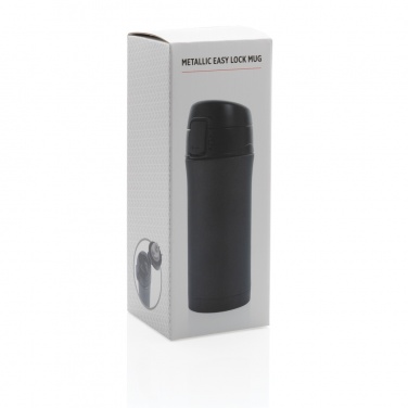 Logotrade promotional products photo of: Metallic easy lock vacuum mug