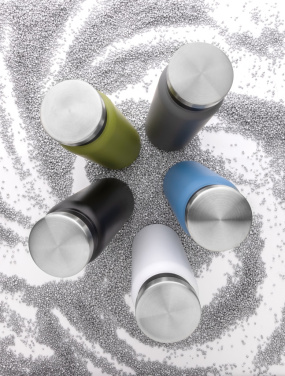 Logo trade corporate gift photo of: RCS Recycled stainless steel vacuum bottle 600ML