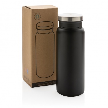 Logo trade corporate gifts image of: RCS Recycled stainless steel vacuum bottle 600ML