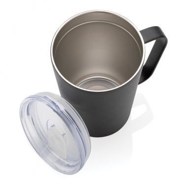 Logotrade promotional items photo of: RCS Recycled stainless steel modern vacuum mug with lid
