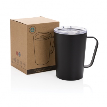 Logotrade business gift image of: RCS Recycled stainless steel modern vacuum mug with lid