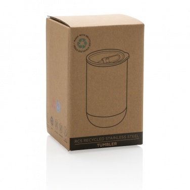 Logo trade promotional gifts image of: RCS recycled stainless steel tumbler