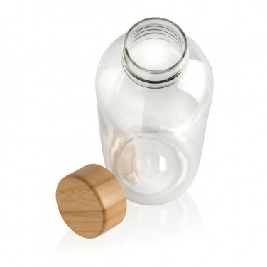 Logo trade business gift photo of: RCS RPET bottle with bamboo lid