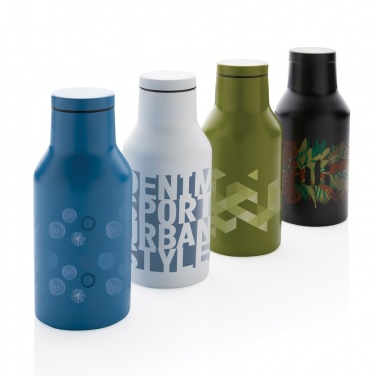 Logo trade promotional merchandise photo of: RCS Recycled stainless steel compact bottle