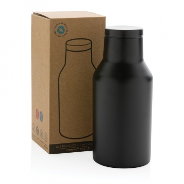 Logo trade business gift photo of: RCS Recycled stainless steel compact bottle