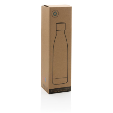 Logo trade business gift photo of: RCS Recycled stainless steel solid vacuum bottle