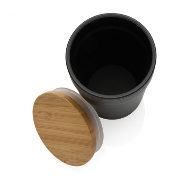 Logo trade promotional products picture of: GRS certified recycled PP mug with bamboo lid