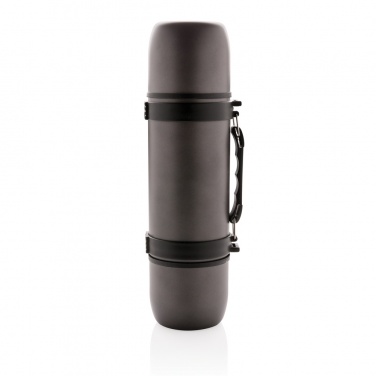 Logo trade corporate gifts image of: Vacuum flask with 2 cups