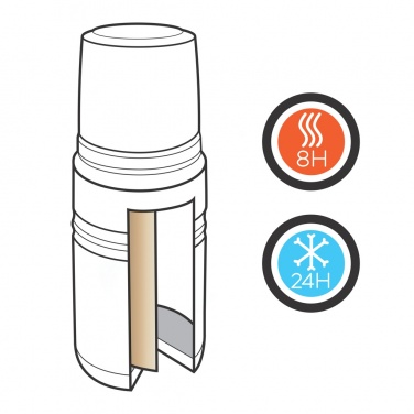 Logotrade promotional item image of: Swiss Peak Elite 0.5L copper vacuum flask