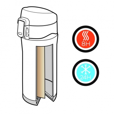 Logo trade corporate gift photo of: Swiss Peak Elite copper vacuum mug
