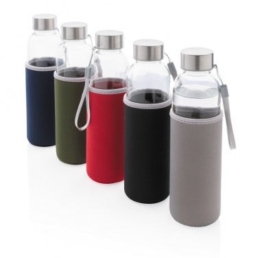 Logotrade corporate gift picture of: Glass bottle with neoprene sleeve