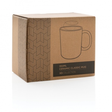 Logo trade promotional merchandise picture of: Ceramic classic mug 350ml