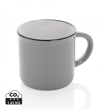 Logo trade promotional gifts image of: Vintage ceramic mug 280ml