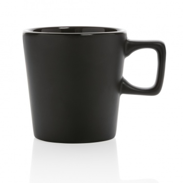 Logo trade promotional giveaways image of: Ceramic modern coffee mug 300ml