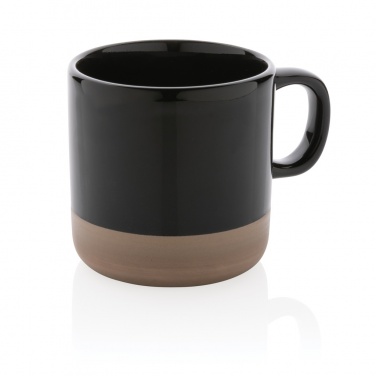 Logo trade promotional gift photo of: Glazed ceramic mug 360ml