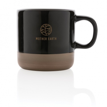 Logotrade promotional product picture of: Glazed ceramic mug 360ml