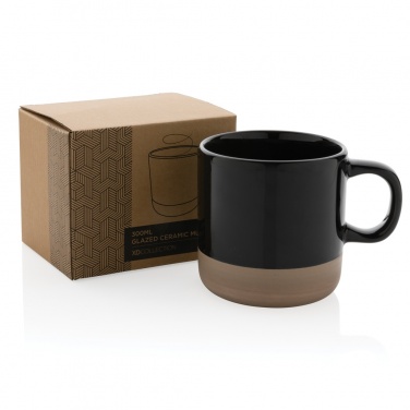 Logo trade corporate gifts picture of: Glazed ceramic mug 360ml