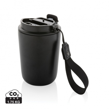 Logotrade promotional product picture of: Cuppa RCS re-steel vacuum tumbler with lanyard