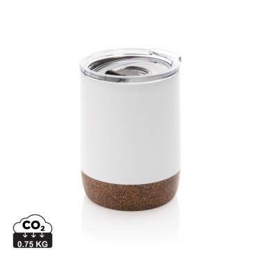 Logotrade business gift image of: RCS Re-steel cork small vacuum coffee mug