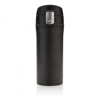 Logotrade promotional giveaway picture of: RCS Recycled stainless steel easy lock vacuum mug