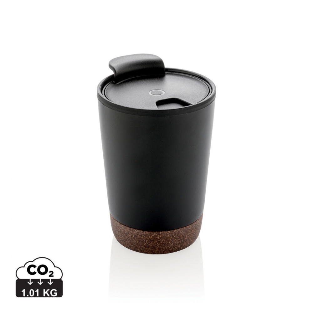 Logotrade promotional giveaways photo of: GRS RPP stainless steel cork coffee tumbler