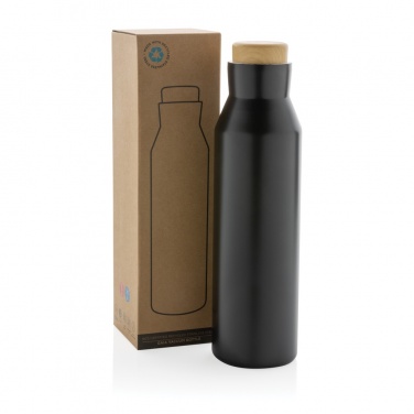 Logotrade business gift image of: Gaia RCS certified recycled stainless steel vacuum bottle