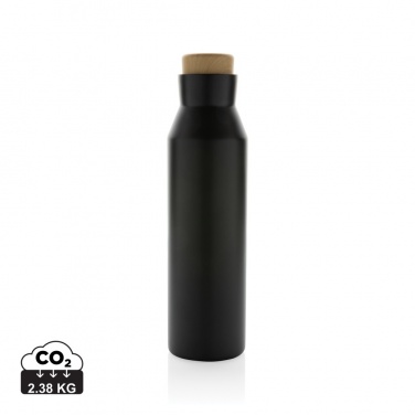 Logo trade corporate gifts image of: Gaia RCS certified recycled stainless steel vacuum bottle