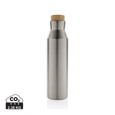 Logo trade promotional gifts image of: Gaia RCS certified recycled stainless steel vacuum bottle