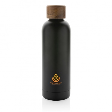 Logotrade corporate gifts photo of: Wood RCS certified recycled stainless steel vacuum bottle