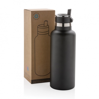 Logotrade promotional product picture of: Hydro RCS recycled stainless steel vacuum bottle with spout