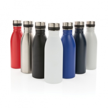 Logotrade advertising product picture of: RCS Recycled stainless steel deluxe water bottle