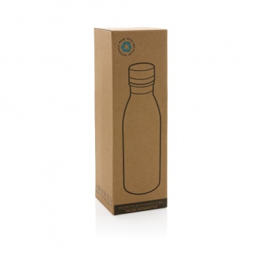 Logotrade promotional merchandise image of: RCS Recycled stainless steel deluxe water bottle