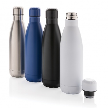 Logo trade business gifts image of: Eureka RCS certified re-steel single wall water bottle