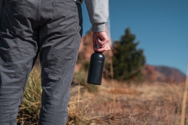 Logo trade promotional giveaway photo of: Soda RCS certified re-steel carbonated drinking bottle