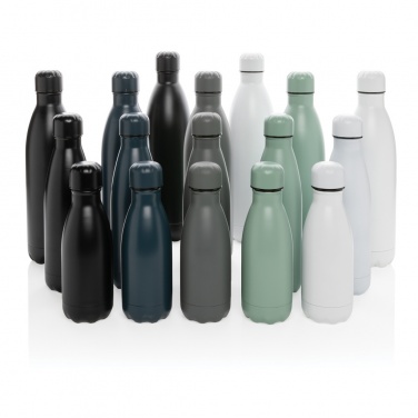 Logo trade promotional merchandise photo of: Solid colour vacuum stainless steel bottle 500 ml