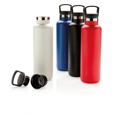 Logo trade promotional merchandise picture of: Vacuum insulated leak proof standard mouth bottle