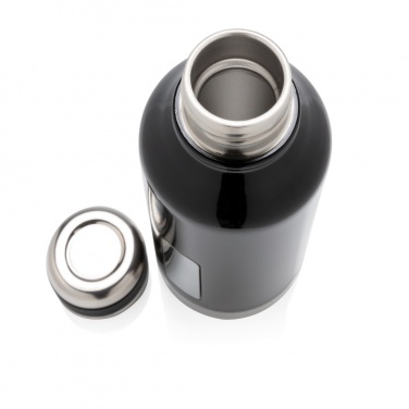 Logotrade promotional giveaway image of: Leak proof vacuum bottle with logo plate