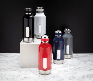 Logotrade advertising product image of: Leak proof vacuum bottle with logo plate