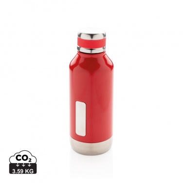 Logo trade advertising product photo of: Leak proof vacuum bottle with logo plate