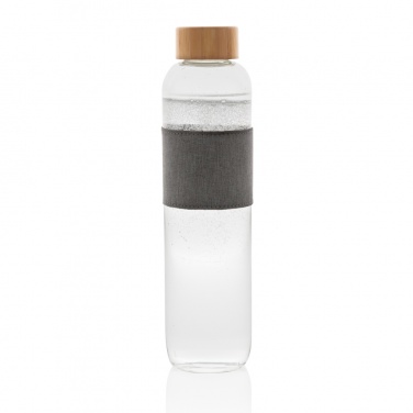 Logo trade promotional items picture of: Impact borosilicate glass bottle with bamboo lid