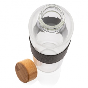 Logotrade business gifts photo of: Impact borosilicate glass bottle with bamboo lid